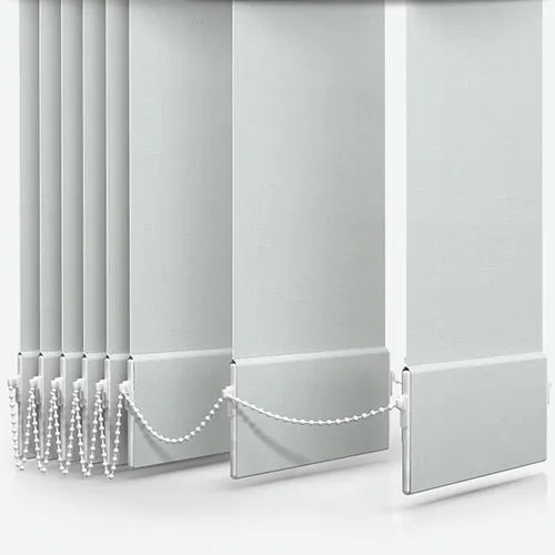 Zenobia Dimout White Vertical Blind | Blinds.Online